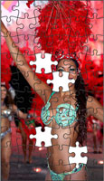 Puzzle personalizat Carnaval Rio format A5 60 de piese